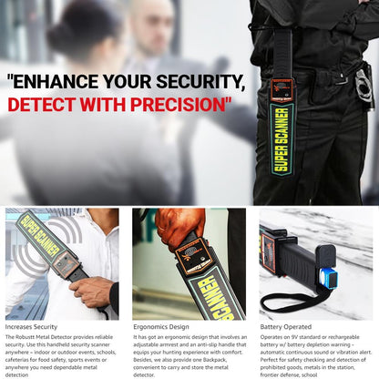 Hand-held Metal Detector - 60mm Detection Distance