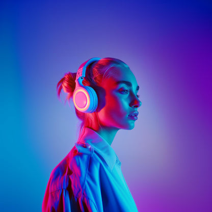 Experience pure sound bliss with these AI noise cancelling headphones.